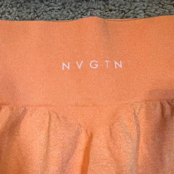 Orange Contour Seamless Leggings NVGTN - Picture 4 of 9